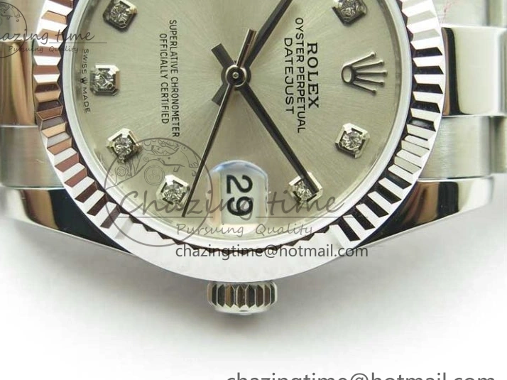0214 Datejust 31mm 278271 SS BP Maker Best Edition Silver Crystal Dial on Oyster Bracelet Affordable 2745